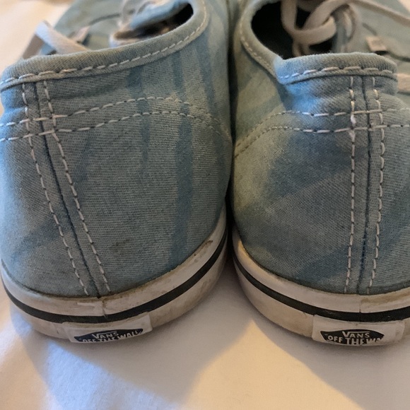 Denim tiger print Vans sneakers size 8 - Picture 5 of 6